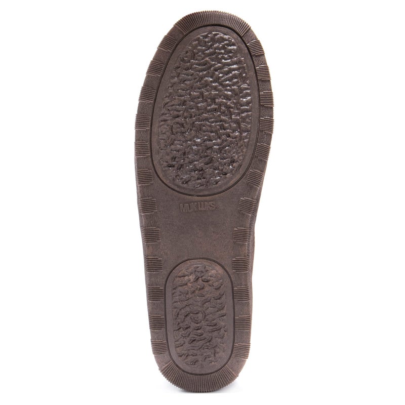 MUK LUKS Men's Paul Slipper, Chocolate, 13 - Image 3